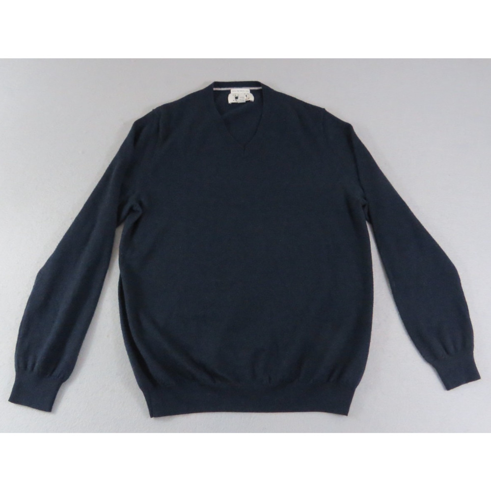 Vintage Joseph Abboud 100% Extra Fine Merino Wool Crewneck Sweater Men's Size XL